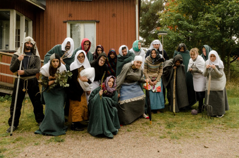 Lummaa Group Grannies in Seili 2018. Photo by John Jackson