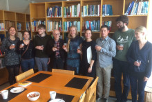 Carly, Verane, Simon, Kimmo, Virpi, Jenni, Samuli, Martin, Mirkka